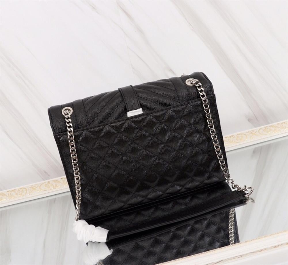 Stylish Refined Leather Top Handle Bag 24x17.5x6cm