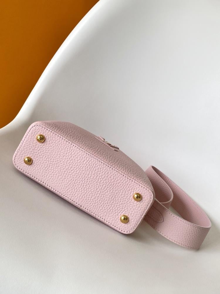 Leather Shoulder Bag Pink Style 1453446057