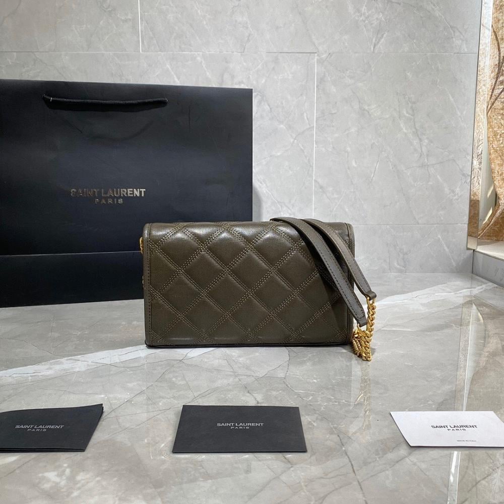 Alma Gold Leather Top Handle Bag 22.5x14.5x5cm