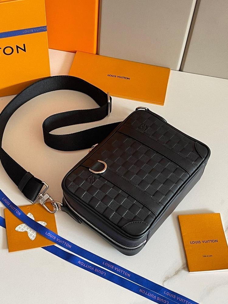 Luxury Refined Leather Crossbody Bag 27x18x7cm