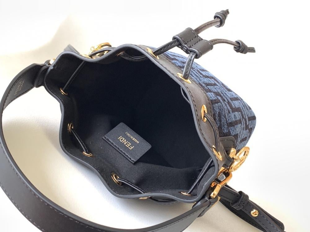 Embroidered Bucket Bag