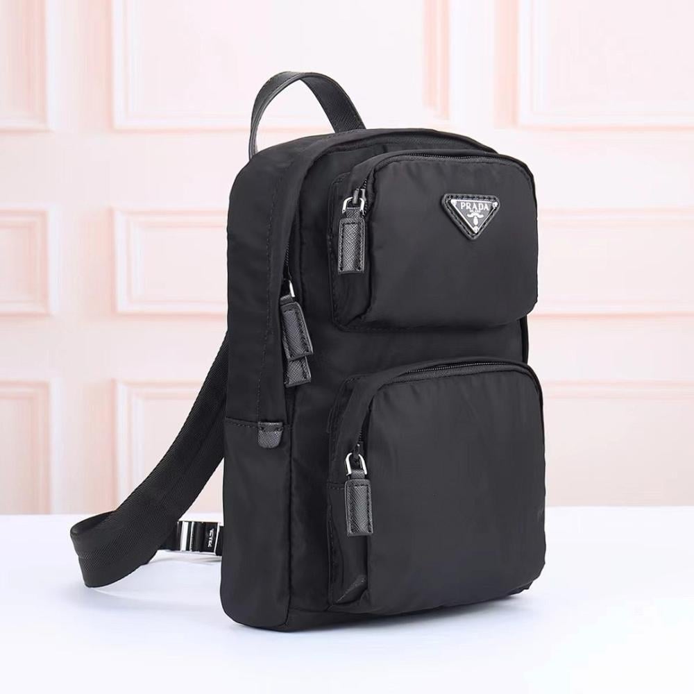 Stylish Quilted Nylon Shoulder Bag