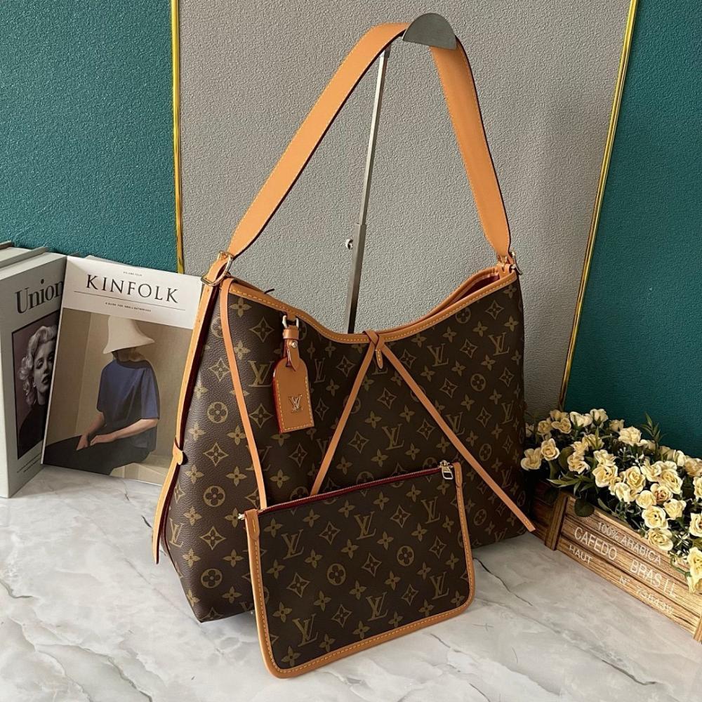 Elegant Premium Leather Top Handle Bag 39x30x15cm