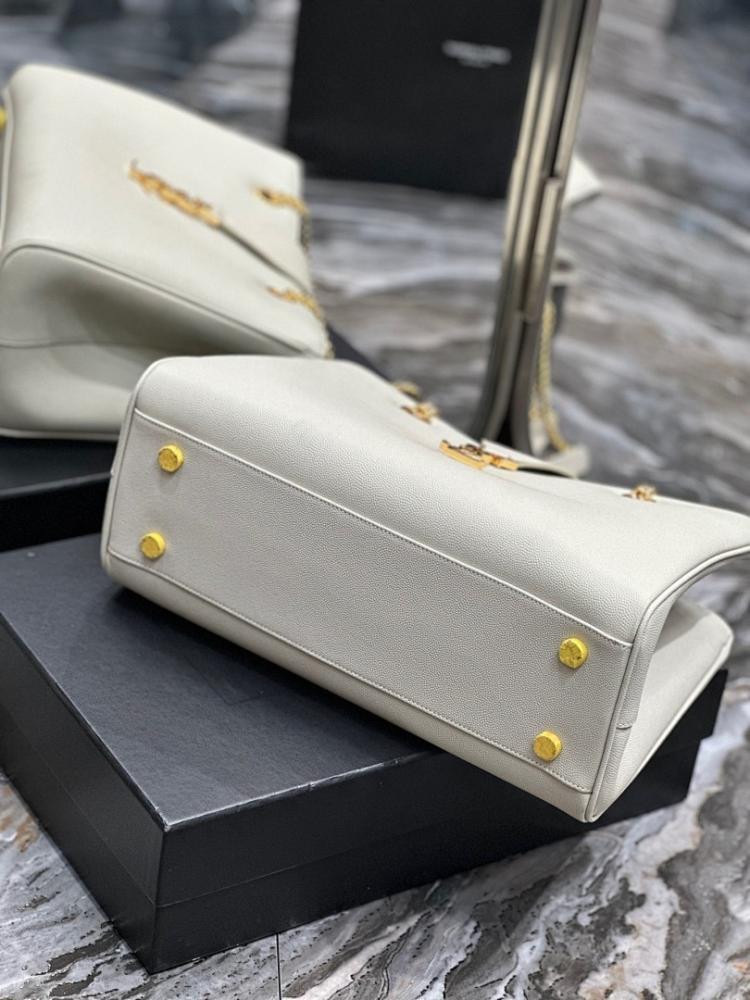 Modern Leather Travel Bag 33x22x15cm