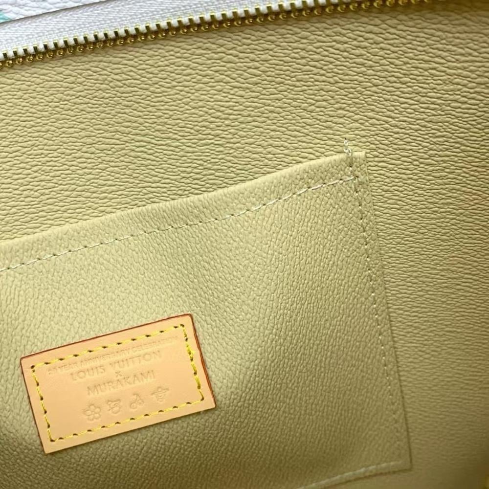 Elegant Monogram Shoulder Bag Red
