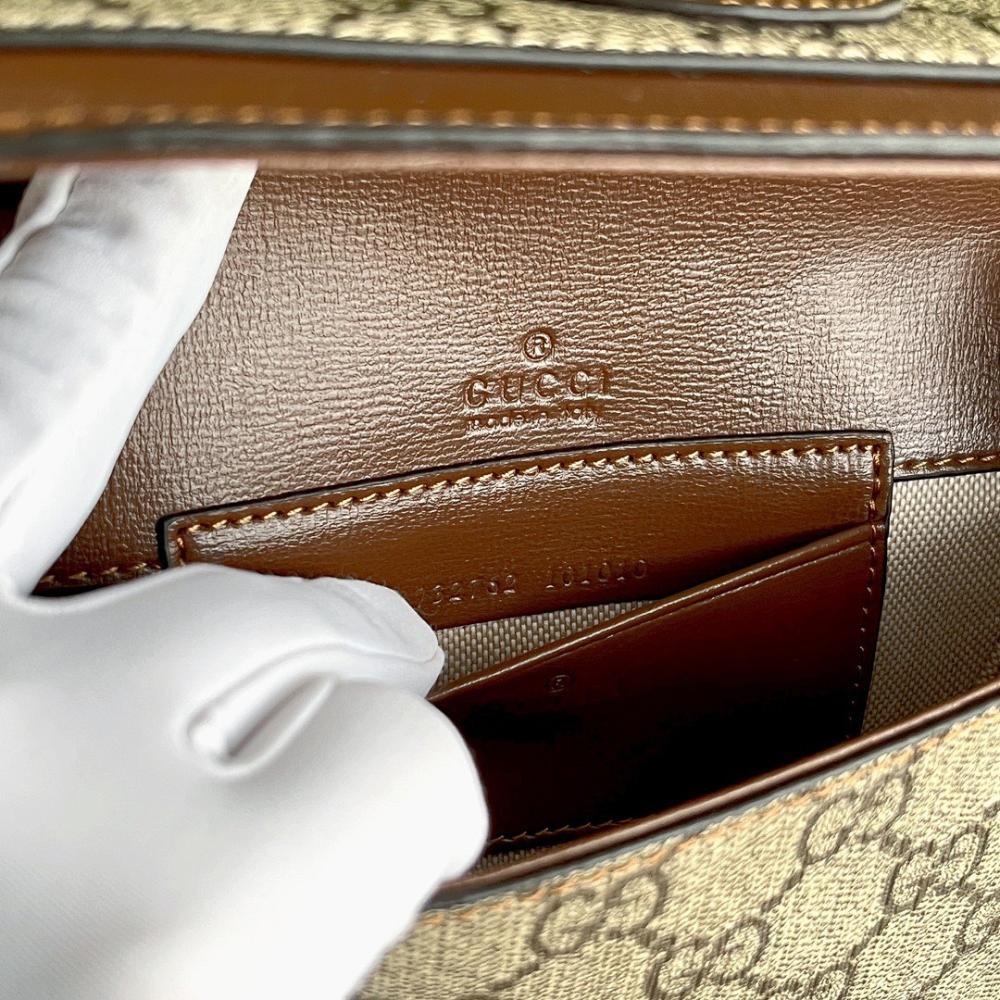 Stylish Refined Monogram Shoulder Bag 18x10x4.5cm