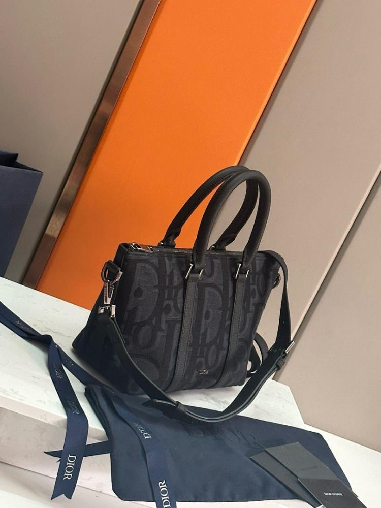 Stylish Refined Printed Leather Shoulder Bag Black