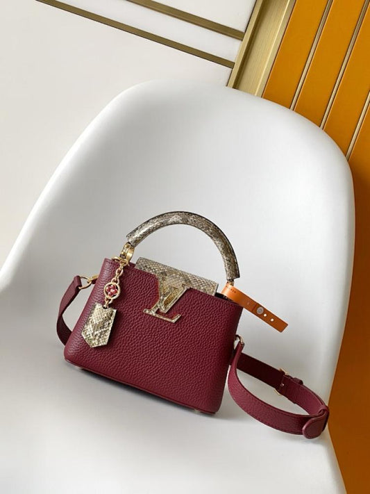 Leather Top Handle Bag Style 1993844814