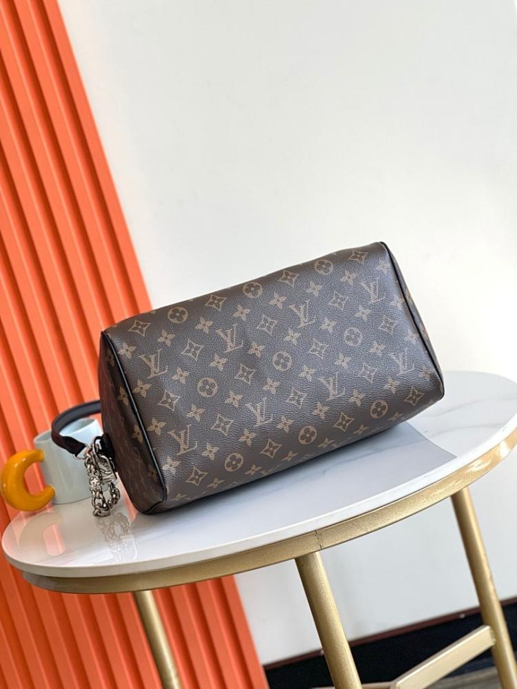 Modern Premium Leather Top Handle Bag 21x17x30cm