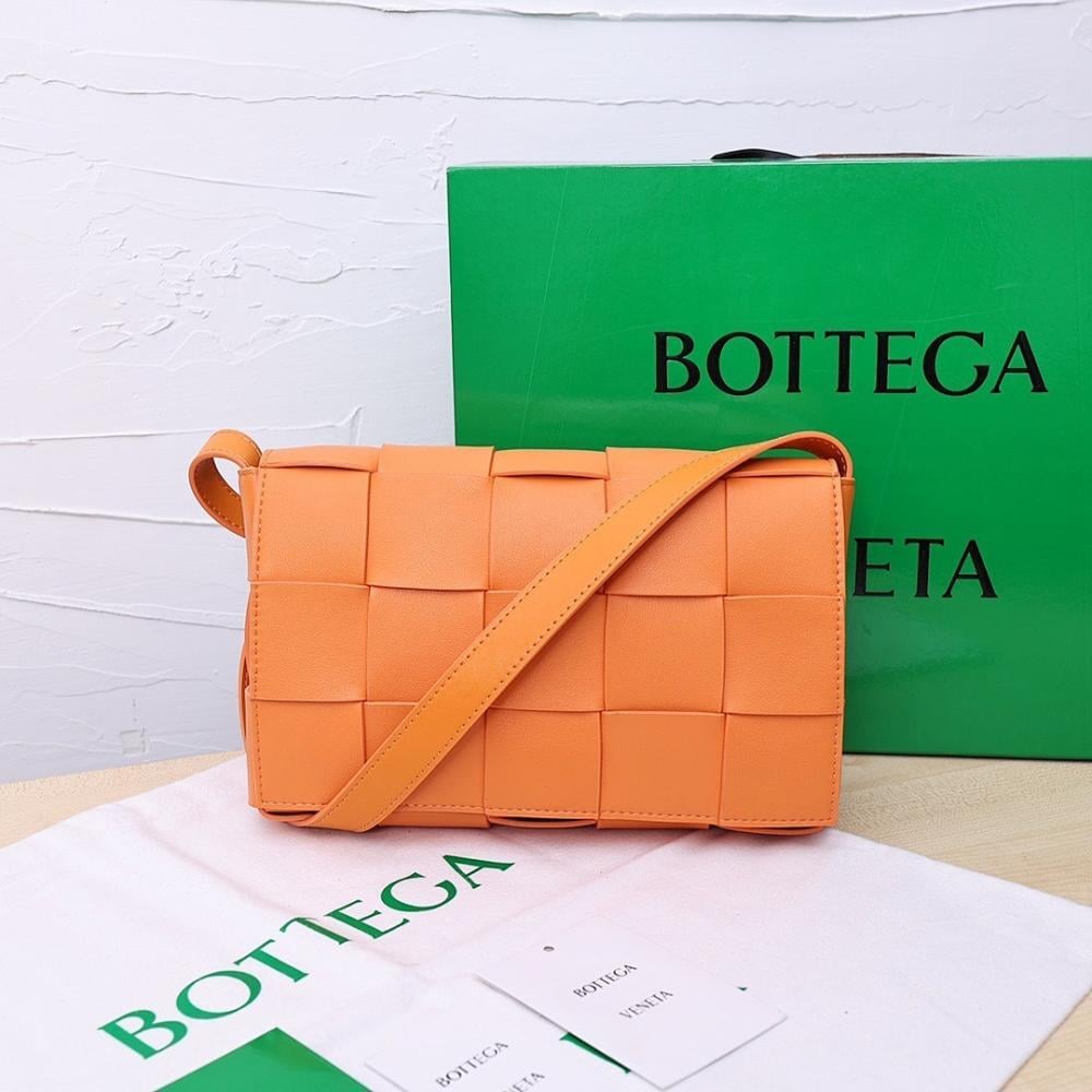 Modern Woven Calfskin Crossbody Bag