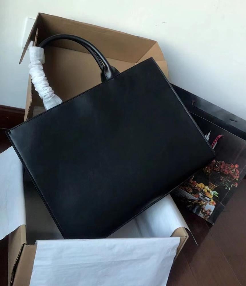 Stylish Premium Leather Top Handle Bag 37x28x11.5cm
