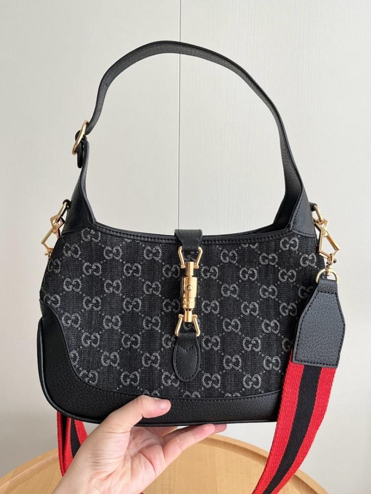 Classic Gold Leather Shoulder Bag