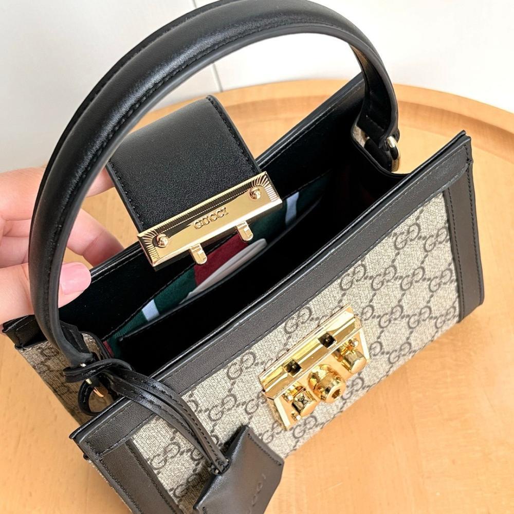 Luxury Refined Top Handle Bag 20x13.5x8cm