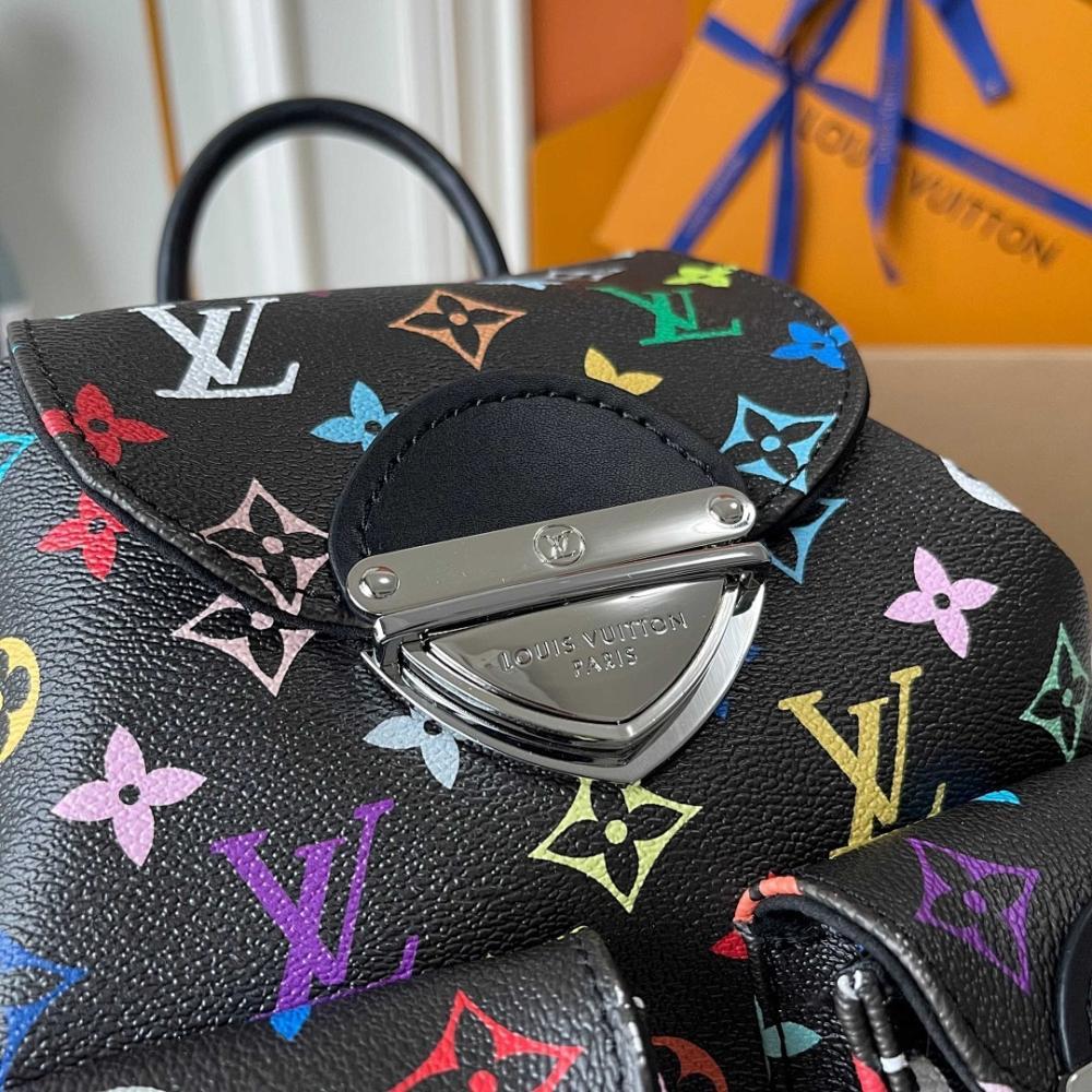 Modern Italian-Inspired Monogram Leather Shoulder Bag 24x26x7cm