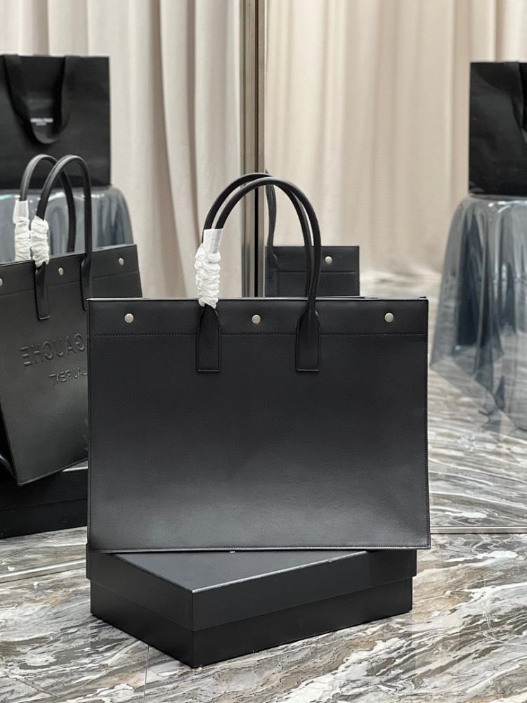 Elegant Premium Leather Tote Bag 48x36x16cm