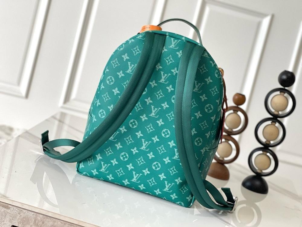 Stylish Green Canvas Top Handle Bag