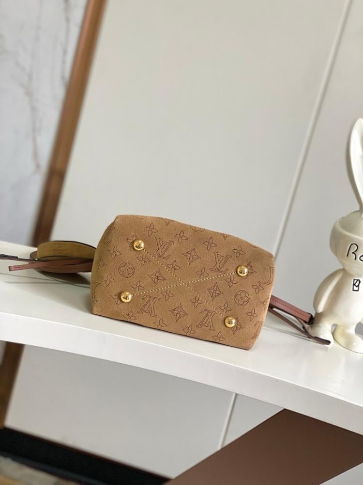 Modern Suede Bucket Bag
