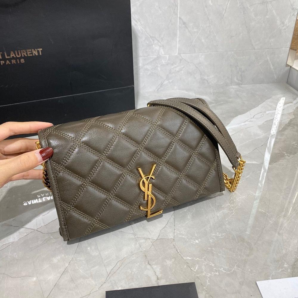 Alma Gold Leather Top Handle Bag 22.5x14.5x5cm