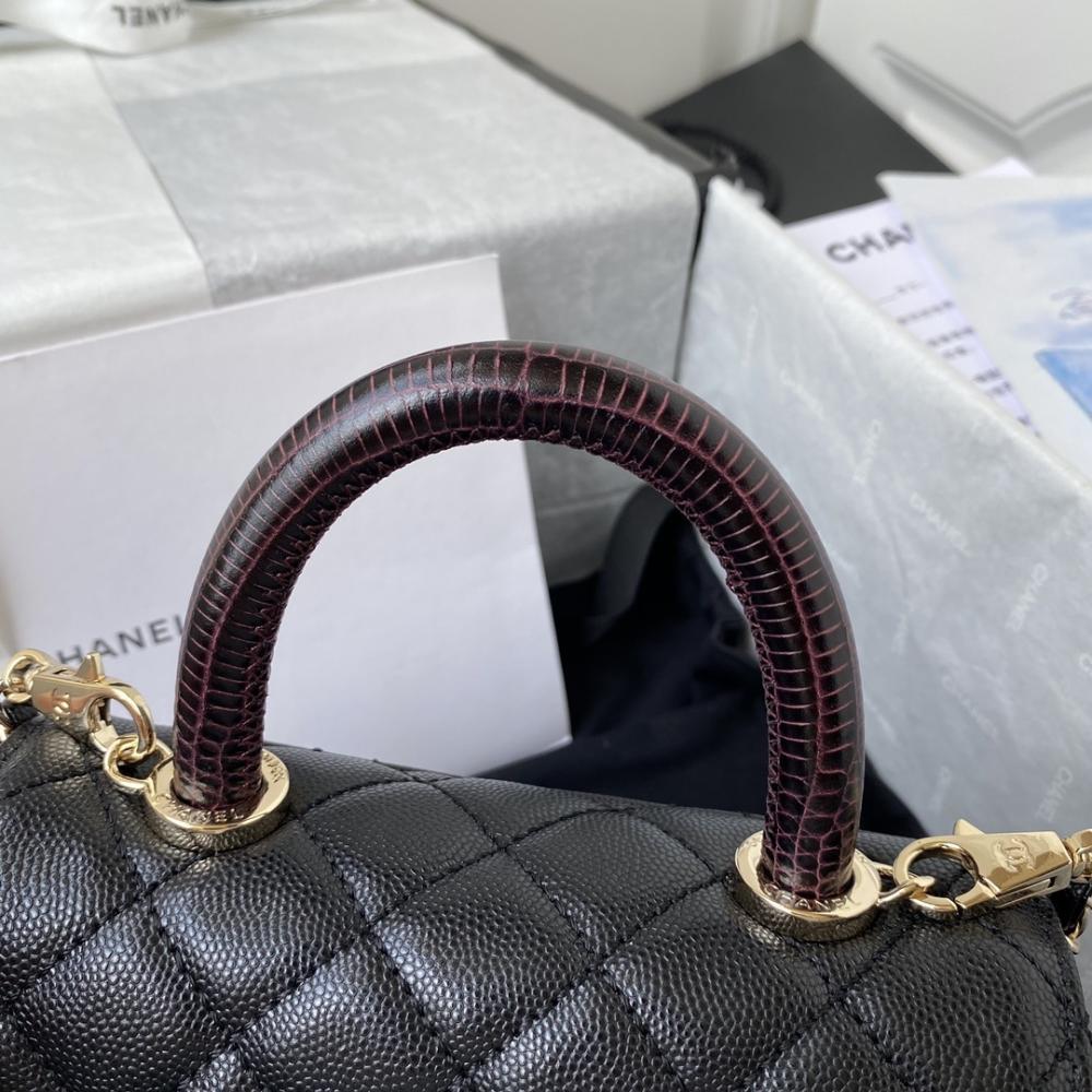 Classic Leather Top Handle Bag Style 671990630