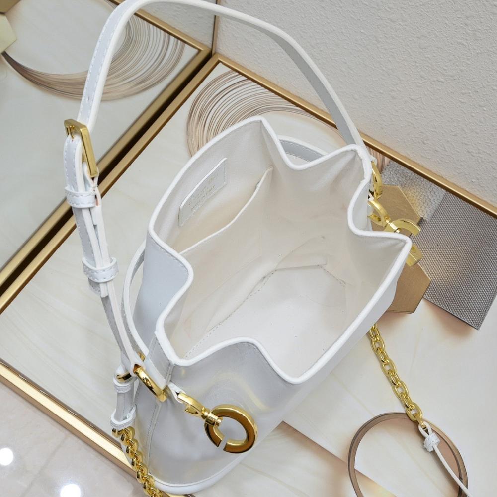 Modern Refined Calfskin Bucket Bag 24x10x24.5cm