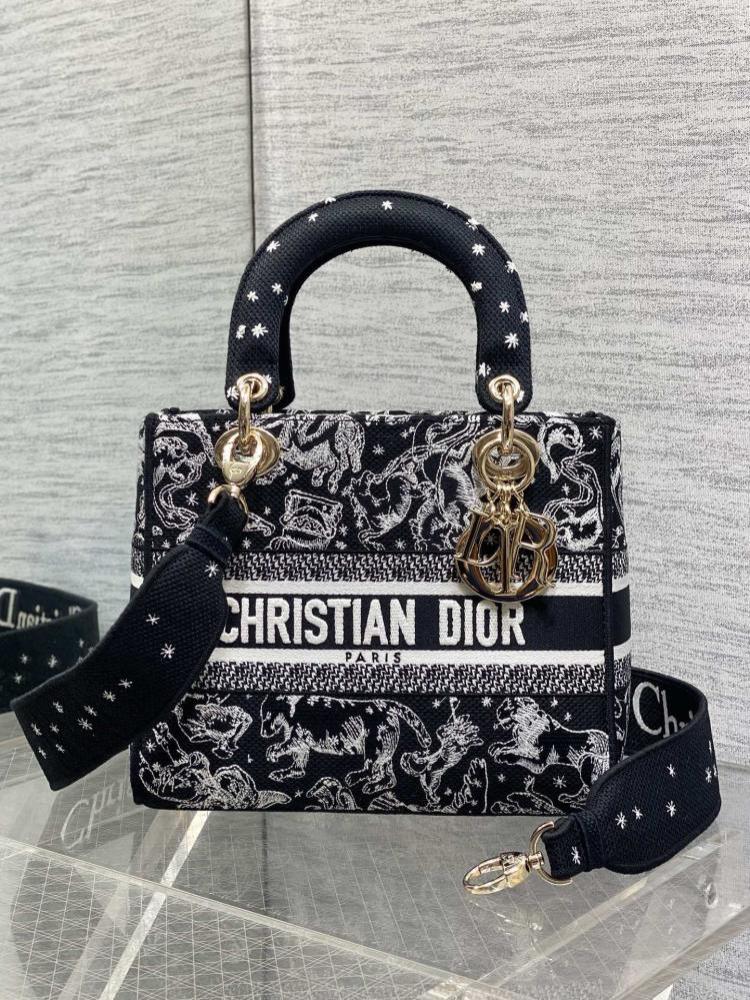 Embroidered Top Handle Bag Pink