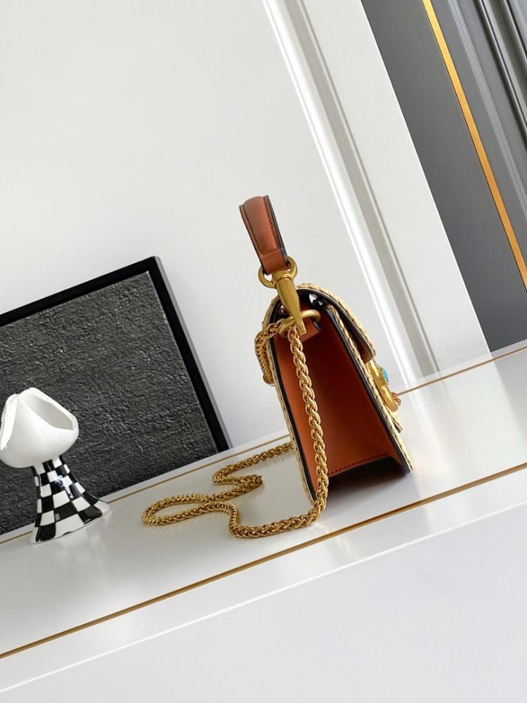 Luxury Raffia Shoulder Bag