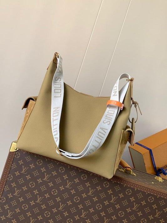 Alma Monogram Canvas Shoulder Bag 30x31x11cm Style 340084841
