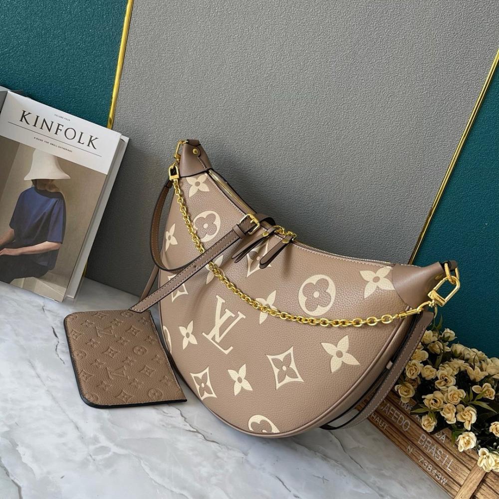 Stylish Refined Leather Shoulder Bag 38x26x10cm