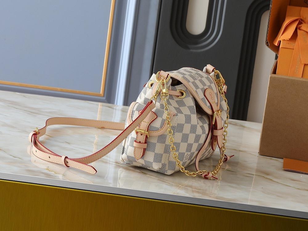 Stylish Refined Monogram Top Handle Bag Red