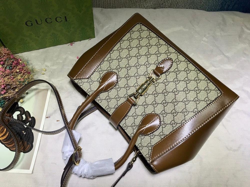 Luxury Leather Tote Bag 30x24x12cm