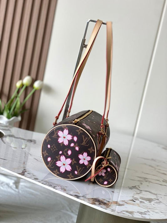 Stylish Premium Leather Top Handle Bag 27x13x11cm