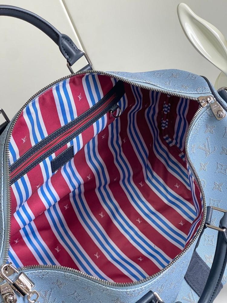 Keepall Monogram Leather Travel Bag Style 475145461