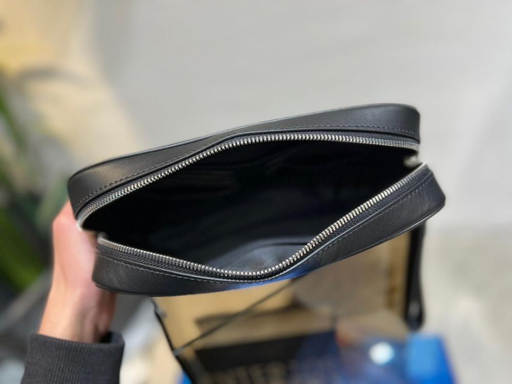 Elegant Premium Leather Top Handle Bag 25x15.5x6.5cm