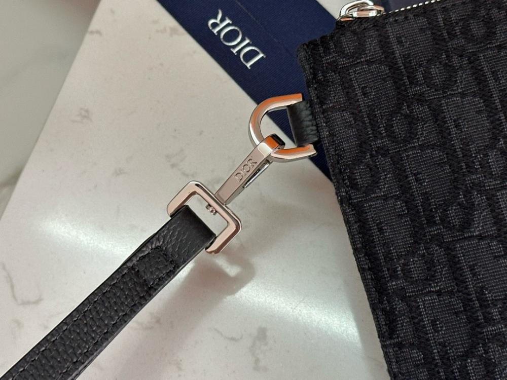 Luxury Elegant Black Printed Calfskin Top Handle Bag