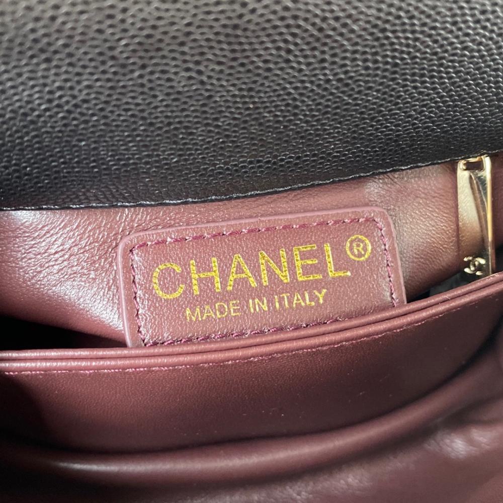 Classic Leather Top Handle Bag Style 671990630