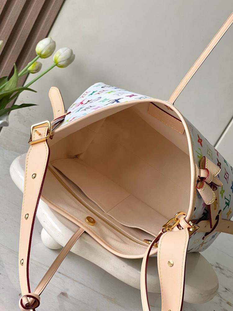 Modern Monogram Leather Top Handle Bag 29x24x12cm
