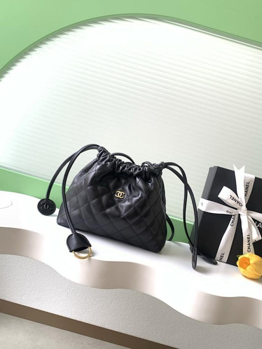 Leather Bucket Bag Style 1809195882