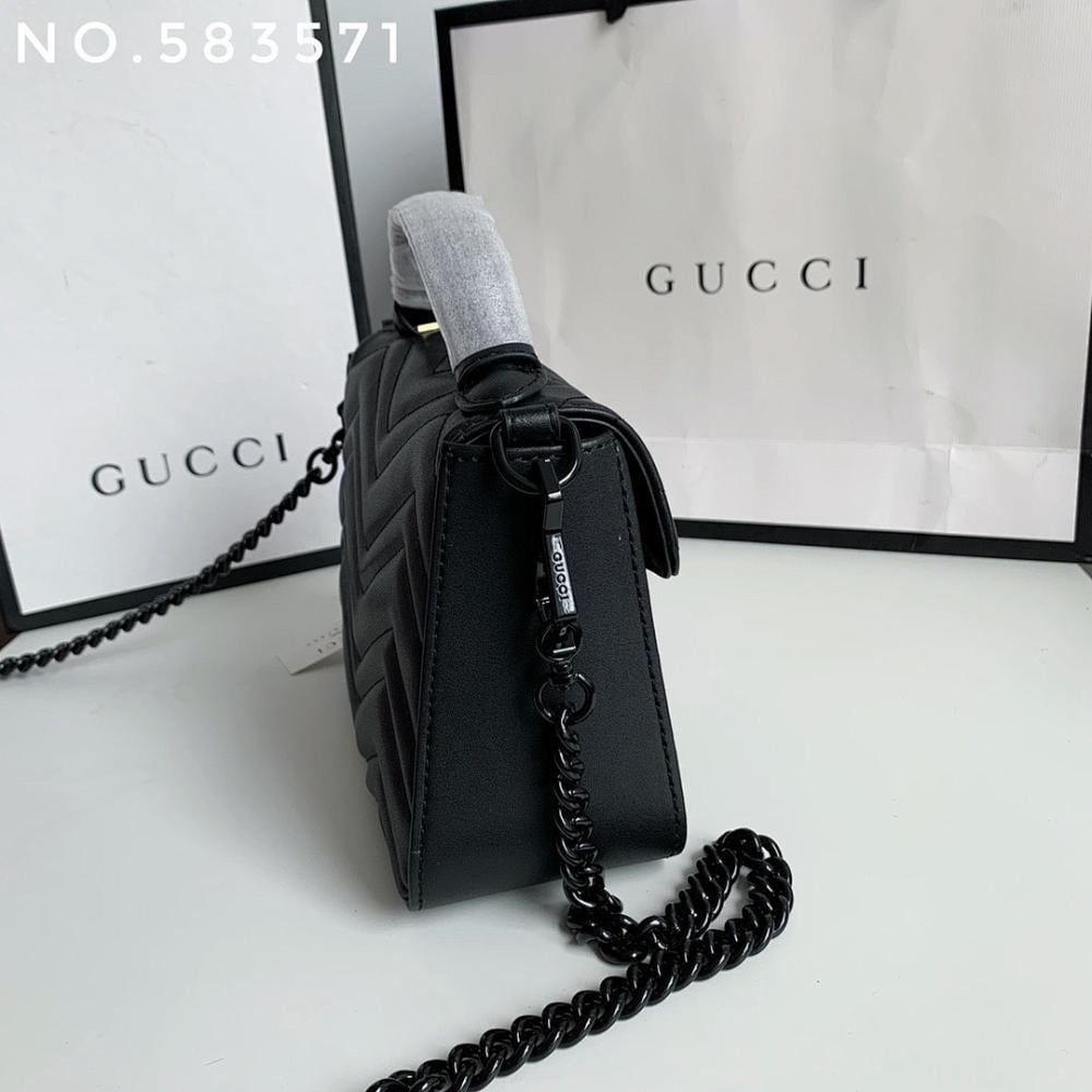 Modern Luxury Black Quilted Leather Shoulder Bag