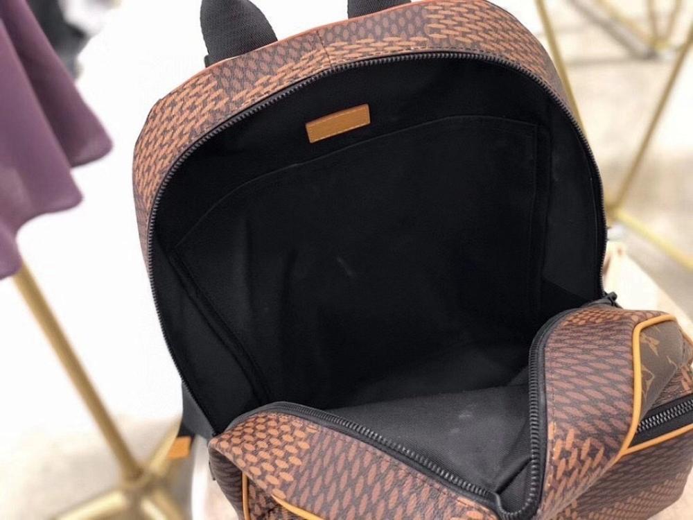 Modern Elegant Brown Monogram Shoulder Bag