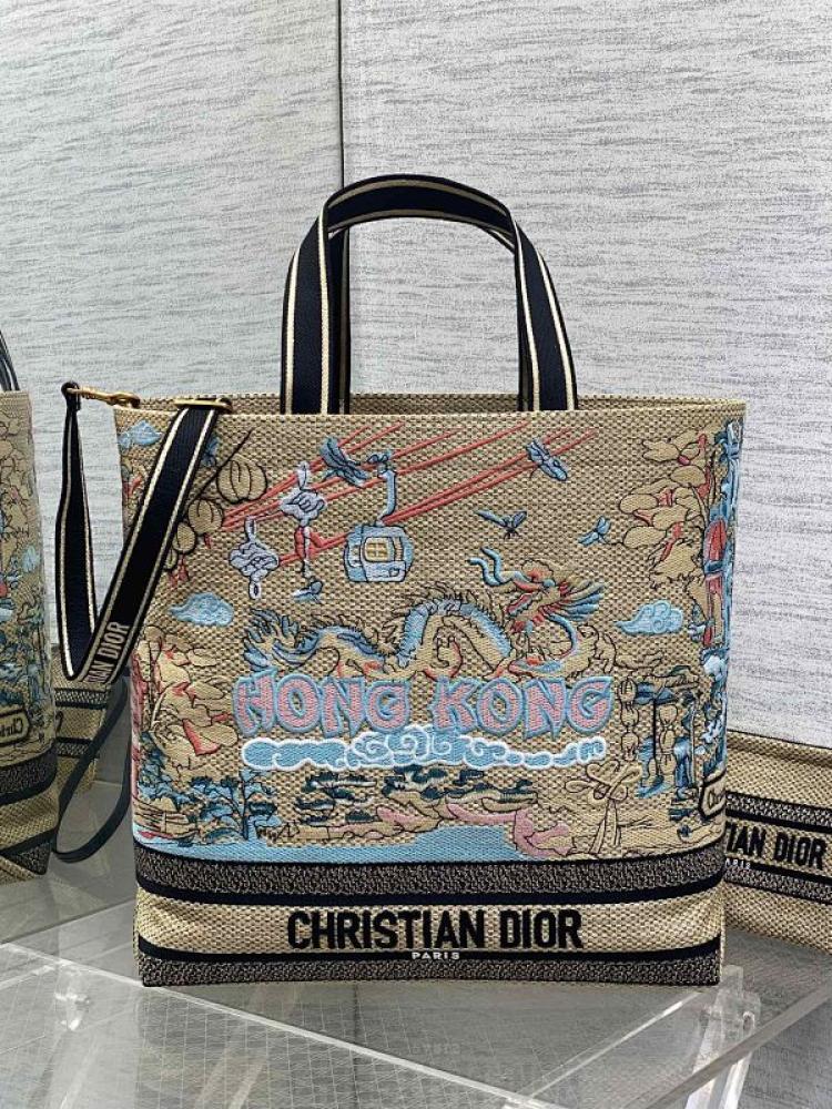 Embroidered Top Handle Bag Style 359051103
