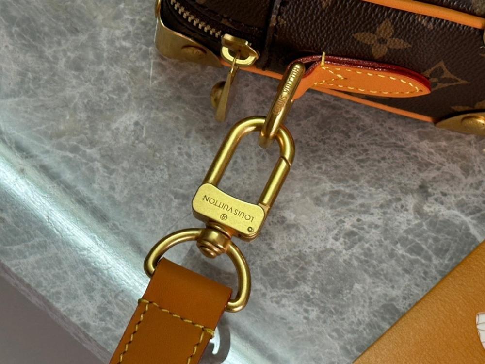 Modern Monogram Leather Top Handle Bag