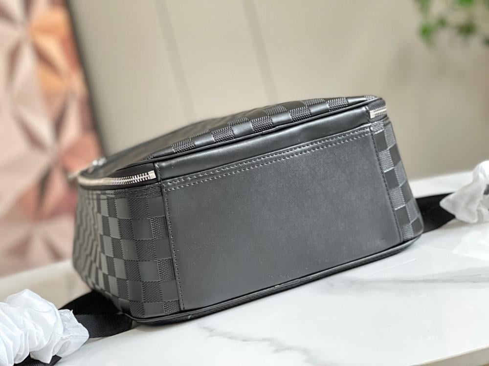 Elegant Refined Leather Crossbody Bag 29x42x13cm