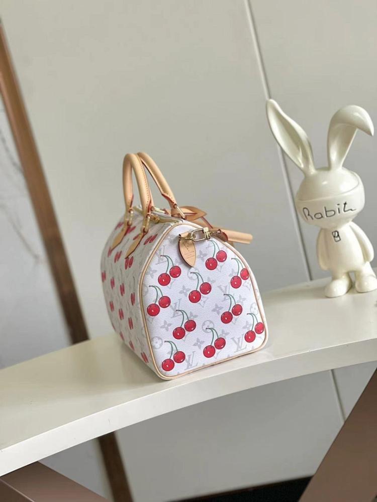 Speedy Monogram Leather Shoulder Bag 30x21x17cm