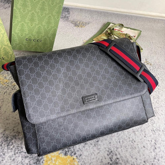 Italian-Inspired Stylish Crossbody Bag 44x28x14cm
