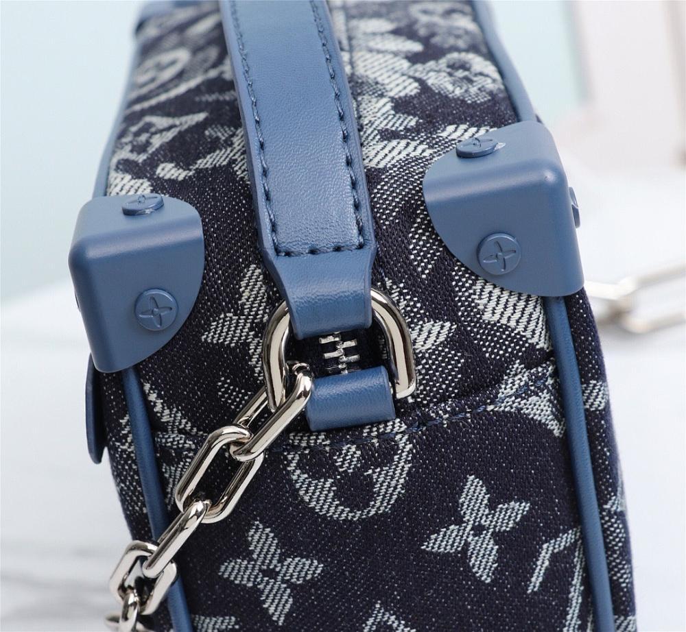 Elegant Refined Canvas Shoulder Bag 18.5x13x8cm