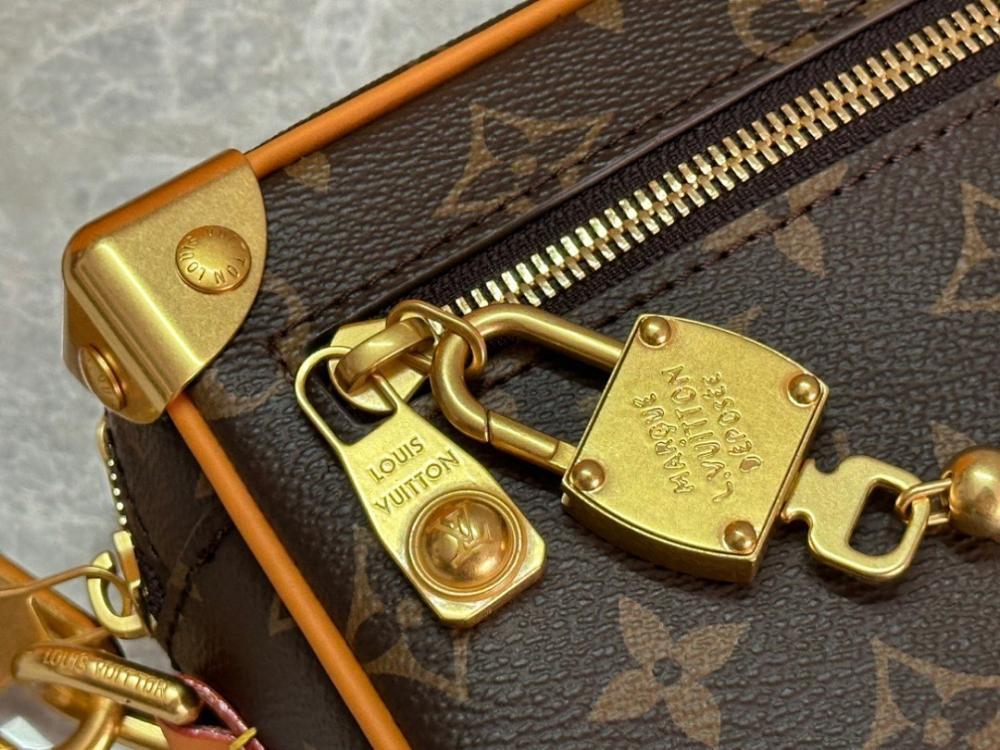 Modern Monogram Leather Top Handle Bag