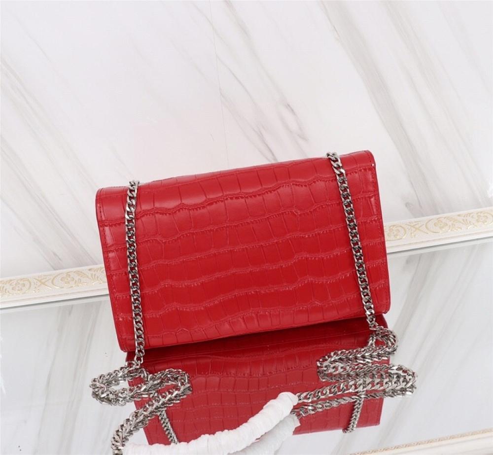 Modern Luxury Calfskin Shoulder Bag 24x15x5cm