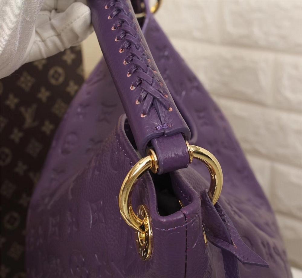 Modern Gold Monogram Leather Top Handle Bag
