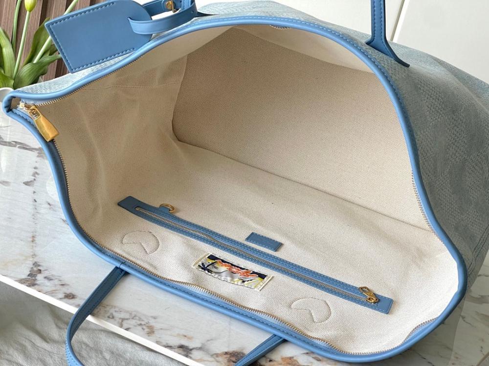 Classic Denim Top Handle Bag