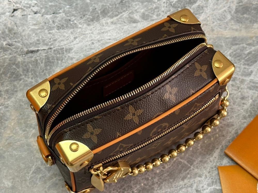 Modern Monogram Leather Top Handle Bag